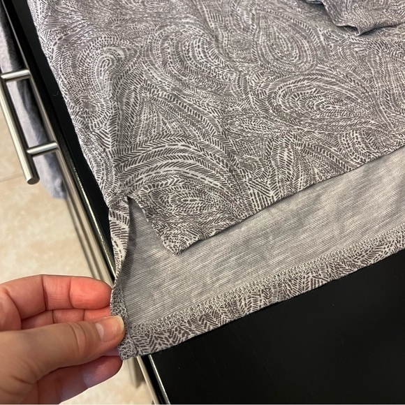 Garnet Hill Oasis knit sleep Tshirt, long sleeve, soft lyocell/tencel, taupe, M - Picture 8 of 10
